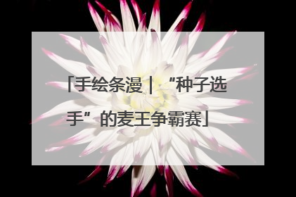 手绘条漫｜“种子选手”的麦王争霸赛